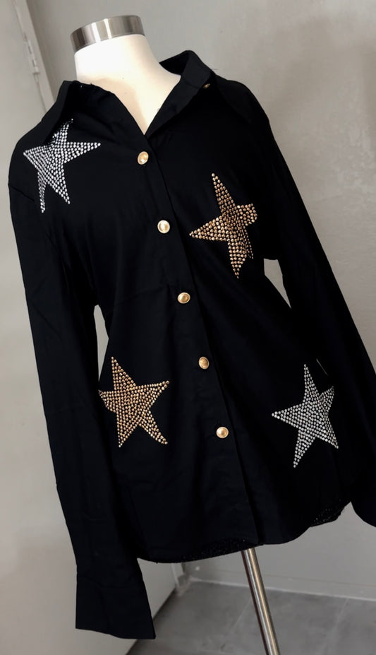 Estrellita Rhinestone Top